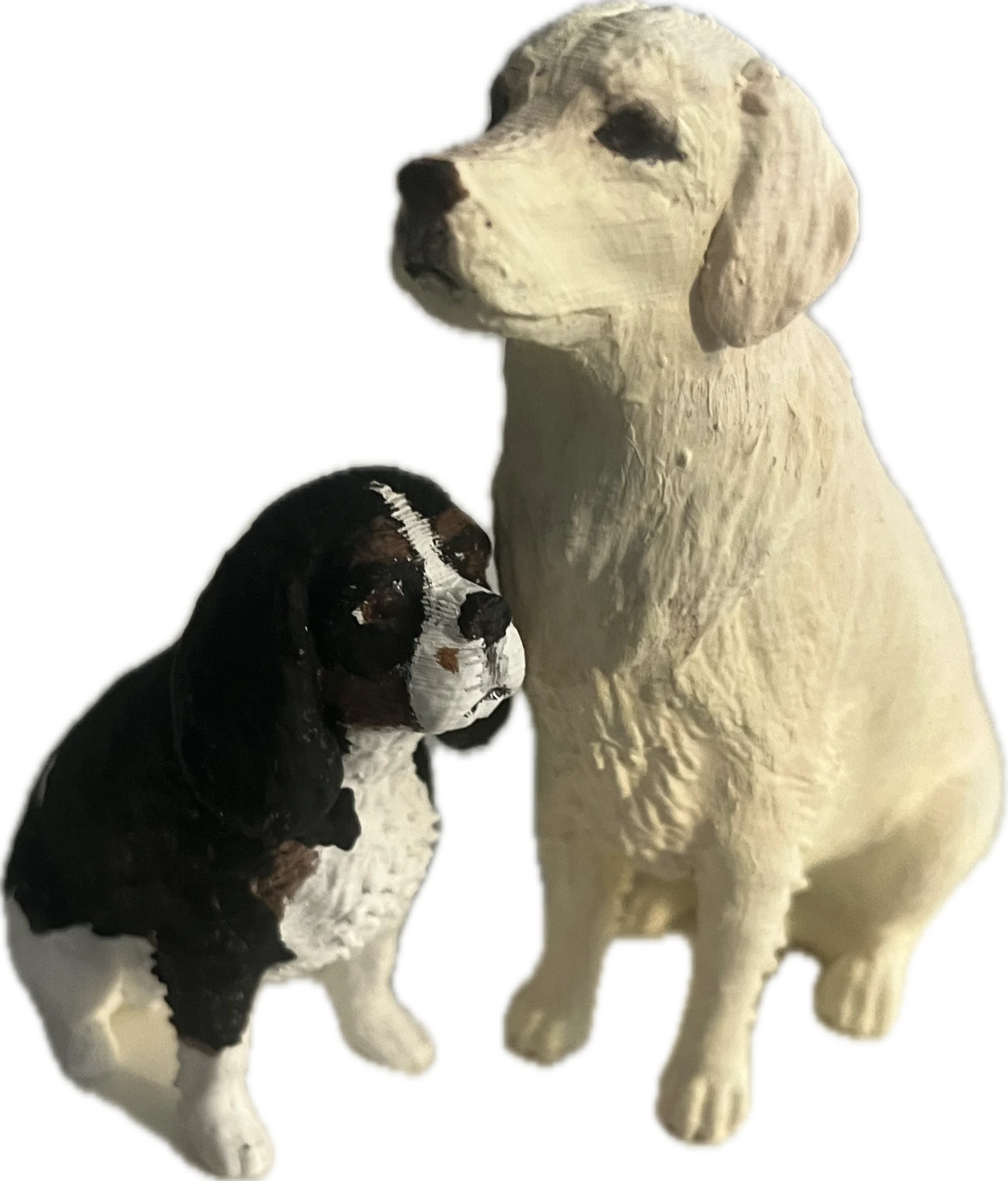 Painted figurines showcase